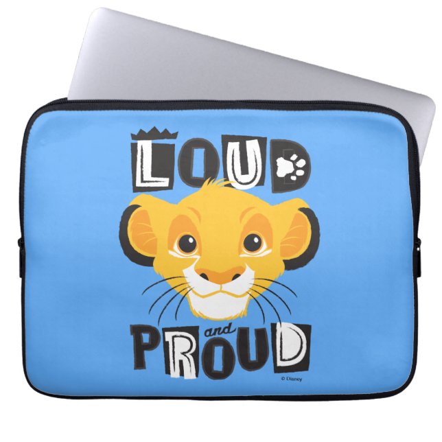 Simba | Loud And Proud Laptop Sleeve (Front)