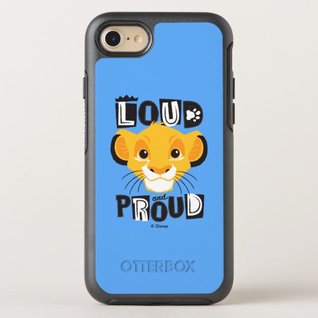 Simba | Loud And Proud Otterbox iPhone Case (Back)