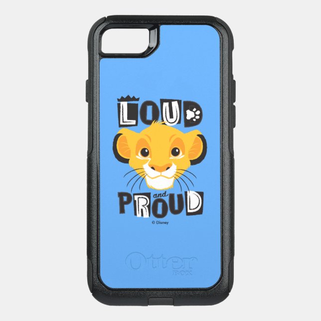 Simba | Loud And Proud Otterbox iPhone Case (Back)