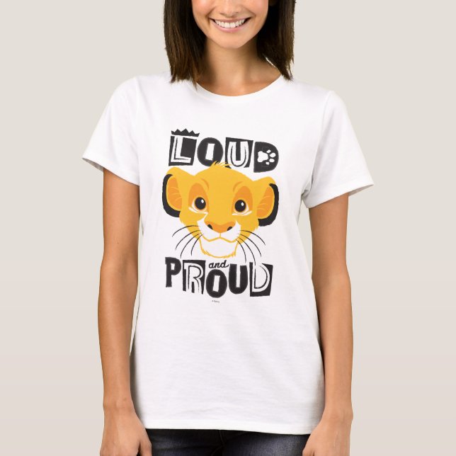 Simba | Loud And Proud T-Shirt (Front)