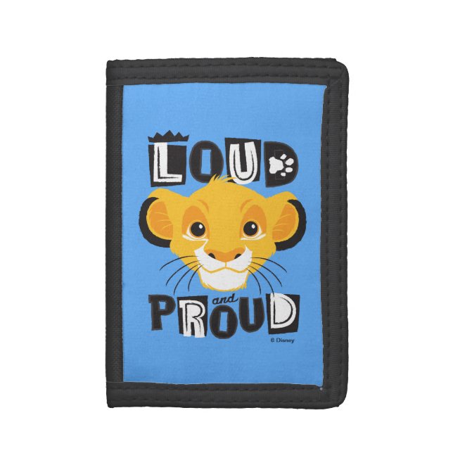 Simba | Loud And Proud Tri-fold Wallet (Front Vertical)