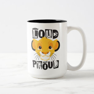 Simba Loud And Proud Two-Tone Coffee Mug