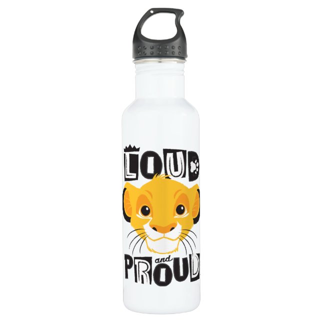 Simba | Loud And Proud Water Bottle (Front)