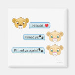 Simba Nala Conversation Magnet