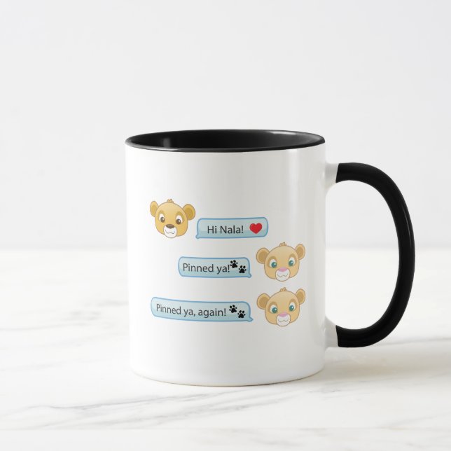 Simba Nala Conversation Mug (Right)