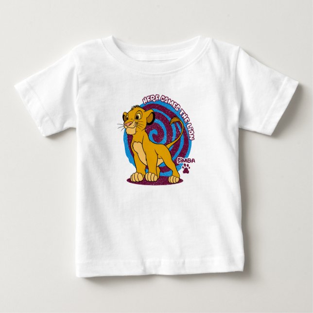 Simba Stands Proud Disney Baby T-Shirt (Front)