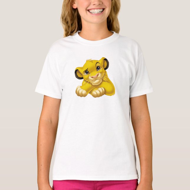 Simba The Lion King Raised Eyebrow Disney T-Shirt (Front)