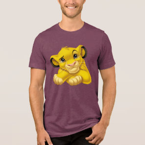 Simba The Lion King Raised Eyebrow Disney Tri-Blend Shirt