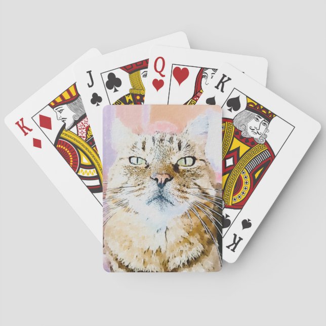 Simba the Striped King Poker Cards (Back)