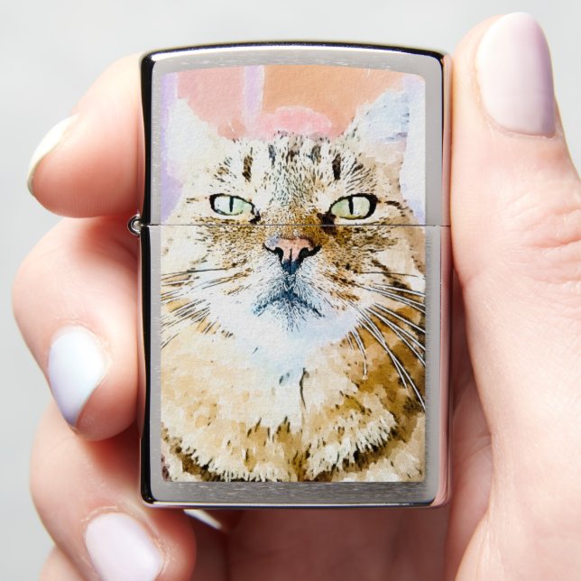 Simba the Striped King Zippo Lighter (In Hand)