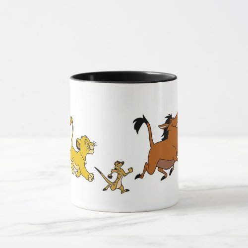 Simba Timon and Pumba Disney Mug