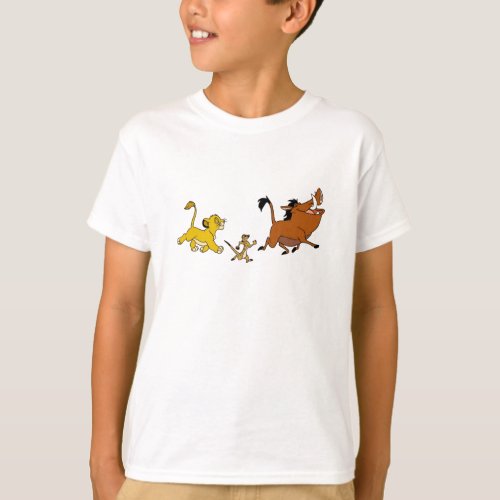 Simba Timon and Pumba Disney T_Shirt