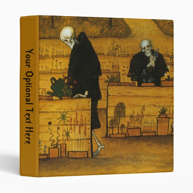 Simberg’s Garden of Death art binders (Front/Spine)