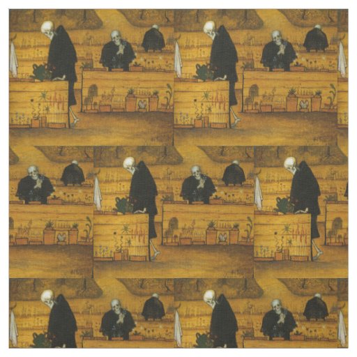Simberg’s Garden of Death art fabric
