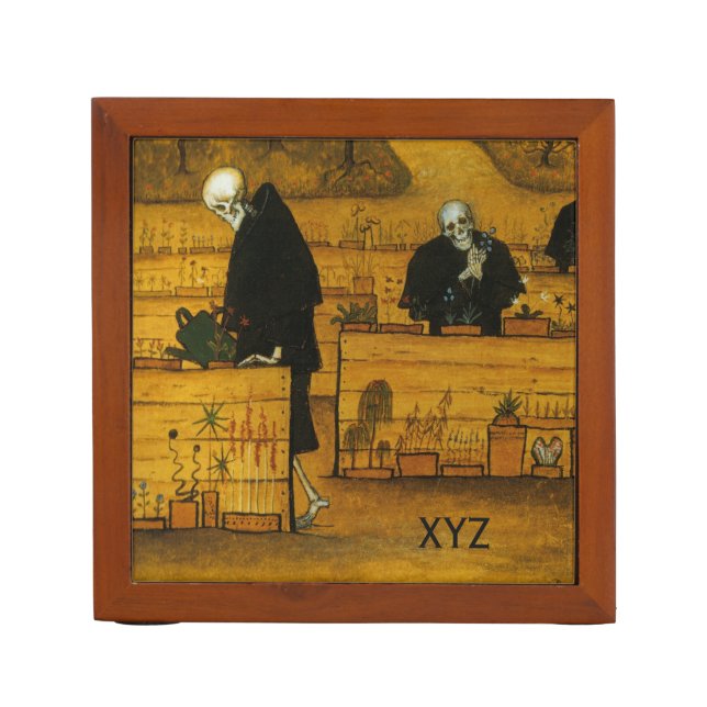 Simberg’s Garden of Death desk organizer (Front)