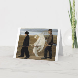 Simberg’s Wounded Angel greeting card