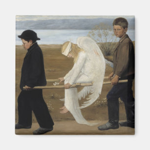 Simberg’s Wounded Angel magnet