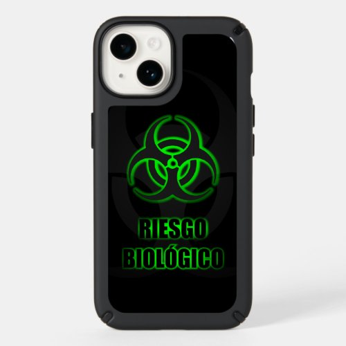 Smbolo Verde Brillante de Riesgo Biolgico Speck iPhone 14 Case