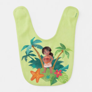 Simea Island Graphic Baby Bib
