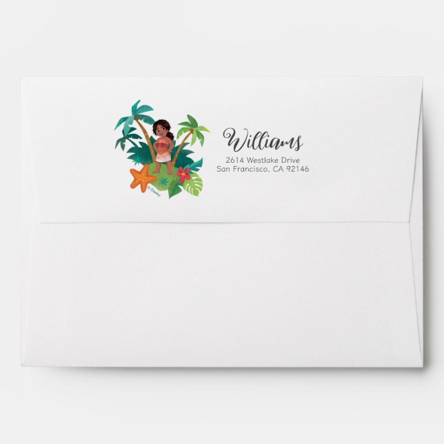 Simea Island Graphic Envelope (Back (Top Flap))
