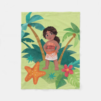 Simea Island Graphic Fleece Blanket