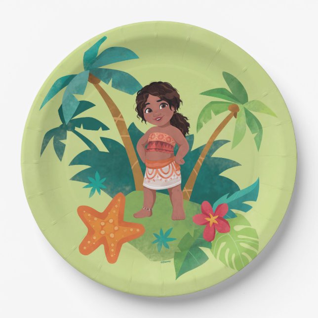 Simea Island Graphic Paper Plates (Front)