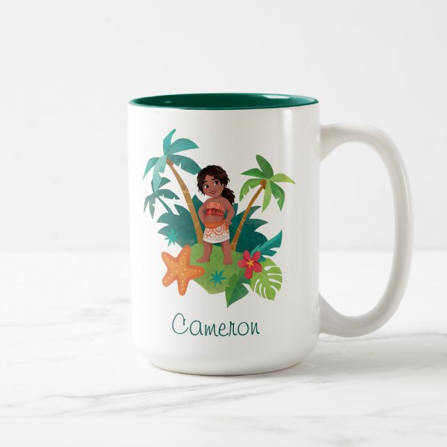 Simea Island Graphic Two-Tone Coffee Mug (Right)