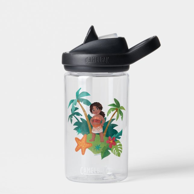 Simea Island Graphic Water Bottle (Left)
