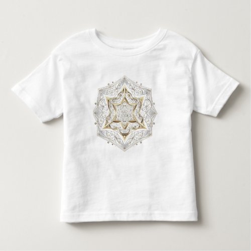 Simetrical and geometrical pattern  toddler t_shirt