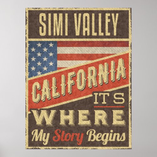 Simi Valley California Poster