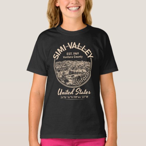 SIMI VALLEY CITY _ CALIFORNIA VINTAGE T_Shirt