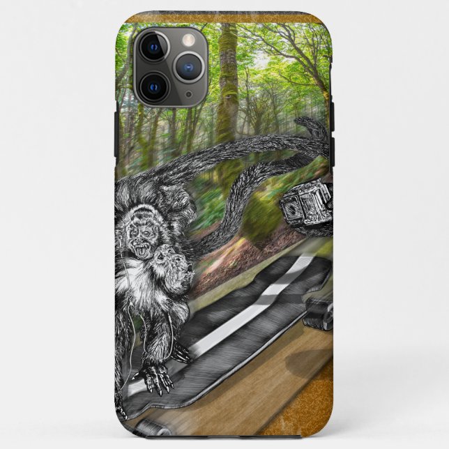 Simian Skate Selfie Case-Mate iPhone Case (Back)
