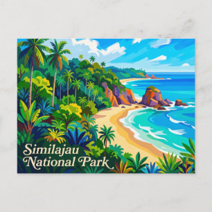 Similajau National Park Malaysia Postcard