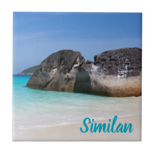 Similan beach Andaman Sea Phuket Thailand gift Ceramic Tile