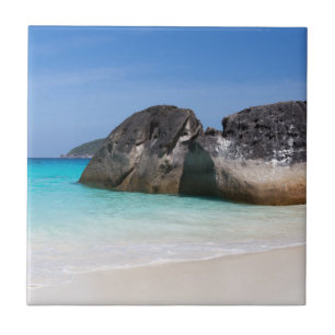Similan beach Andaman Sea Thailand gift Poster Pos Ceramic Tile