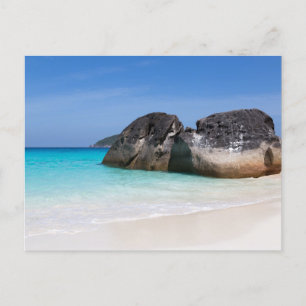 Similan beach Andaman Sea Thailand gift Poster Postcard