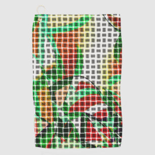 Similar to braided basket upon a grass photo golf towel