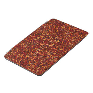 Similar to textured of wall, coral and orange iPad mini cover