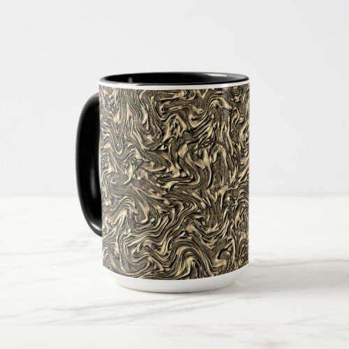 Similar to wall texture in suede or khaki color mug