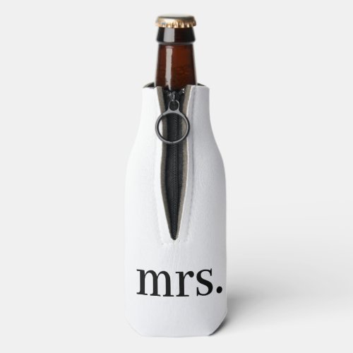 Simle White Mrs Cool  Chilly Bottle Cooler