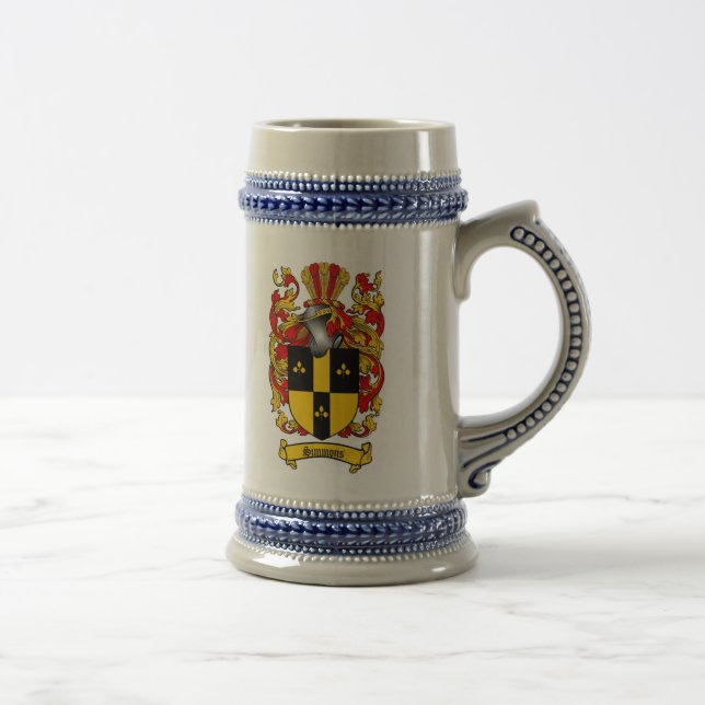 Simmons Coat of Arms Stein (Right)