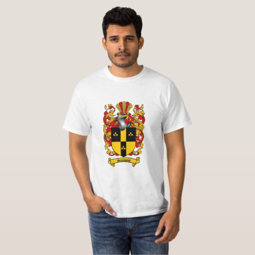 Simmons Family Crest - Simmons Coat of Arms T-Shirt | Zazzle