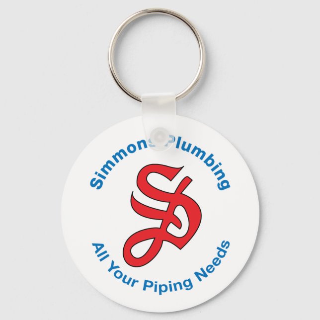 SIMMONS PLUMBING KEYCHAIN (Front)