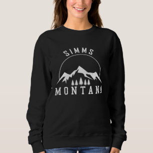 Simms Montana MT Fishing And Hiking  2 Sweatshirt