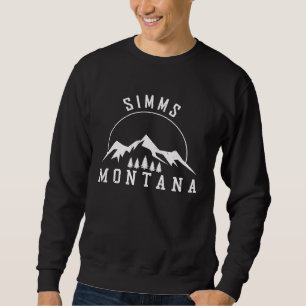 Simms Montana MT Fishing And Hiking  2 Sweatshirt