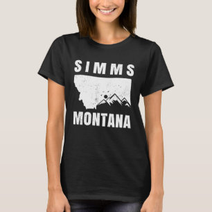 Simms Montana MT Fishing And Hiking T-Shirt