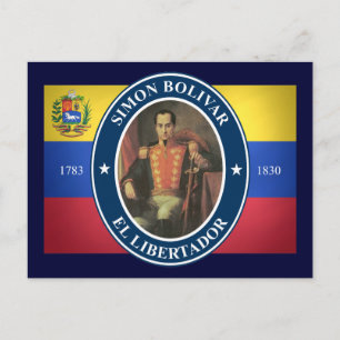 Simon Bolivar Postcard