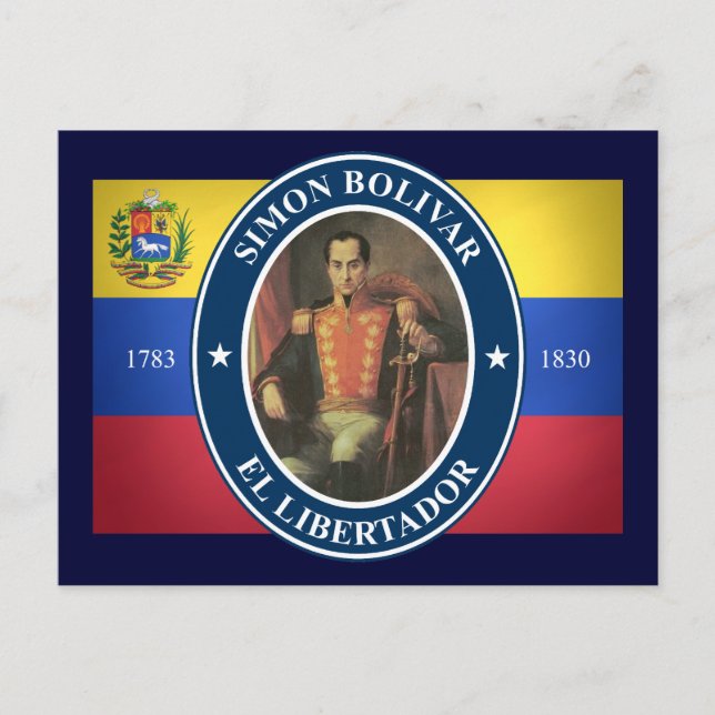 Simon Bolivar Postcard (Front)