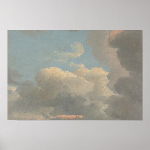 Simon Denis _ Cloud Study Early Evening Poster