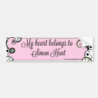 Simon Hunt Bumper Sticker